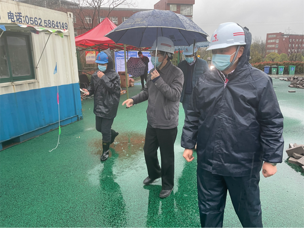 公司黨委書記檢查基層單位疫情防控工作 公司黨委書記檢查基層單位疫情防控工作