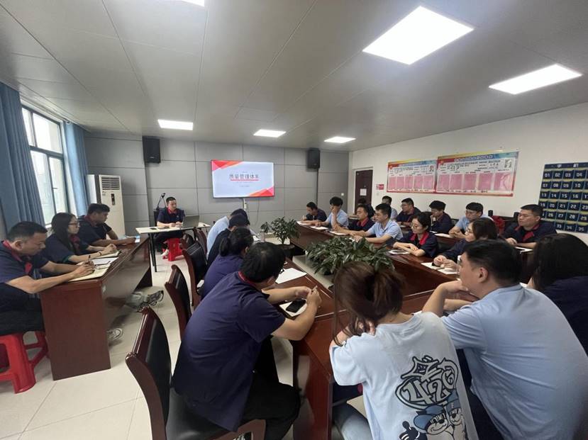 建材公司開展QC管理、質(zhì)量管理知識培訓