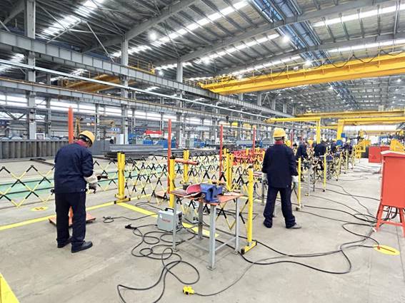 公司舉辦電焊工、電工技術(shù)比武